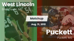 Matchup: West Lincoln vs. Puckett  2018