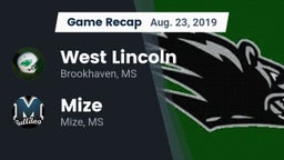 Recap: West Lincoln  vs. Mize  2019