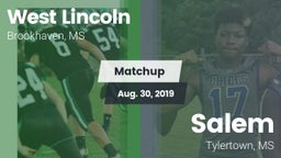 Matchup: West Lincoln vs. Salem  2019