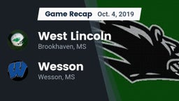 Recap: West Lincoln  vs. Wesson  2019