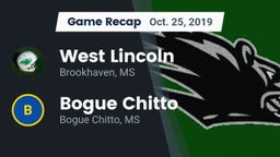 Recap: West Lincoln  vs. Bogue Chitto  2019