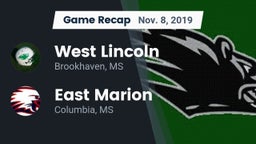 Recap: West Lincoln  vs. East Marion  2019