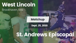 Matchup: West Lincoln vs. St. Andrews Episcopal  2020