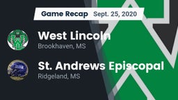 Recap: West Lincoln  vs. St. Andrews Episcopal  2020