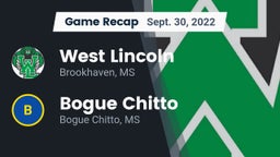 Recap: West Lincoln  vs. Bogue Chitto  2022