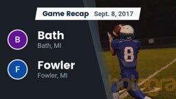 Recap: Bath  vs. Fowler  2017