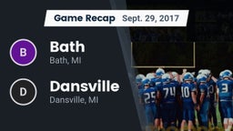 Recap: Bath  vs. Dansville  2017