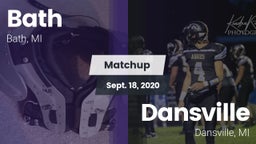 Matchup: Bath vs. Dansville  2020