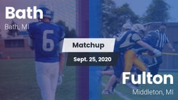 Matchup: Bath vs. Fulton  2020