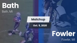 Matchup: Bath vs. Fowler  2020