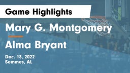 Mary G. Montgomery  vs Alma Bryant  Game Highlights - Dec. 13, 2022