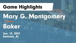 Mary G. Montgomery  vs Baker  Game Highlights - Jan. 13, 2023