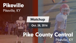 Matchup: Pikeville vs. Pike County Central  2016