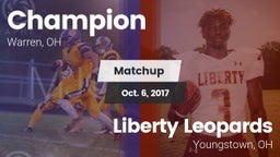 Matchup: Champion vs. Liberty Leopards 2017