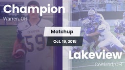 Matchup: Champion vs. Lakeview  2018