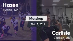 Matchup: Hazen vs. Carlisle  2016