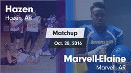 Matchup: Hazen vs. Marvell-Elaine  2016