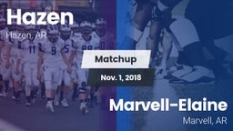 Matchup: Hazen vs. Marvell-Elaine  2018
