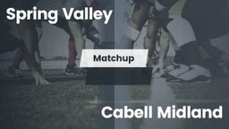 Matchup: Spring Valley vs. Cabell Midland  2016