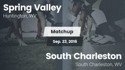 Matchup: Spring Valley vs. South Charleston  2016
