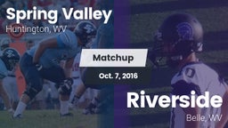 Matchup: Spring Valley vs. Riverside  2016
