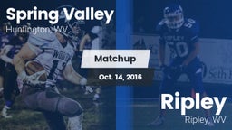 Matchup: Spring Valley vs. Ripley  2016