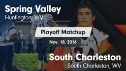 Matchup: Spring Valley vs. South Charleston  2016