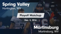 Matchup: Spring Valley vs. Martinsburg  2016