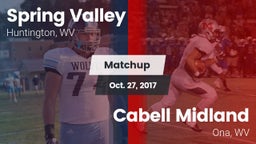 Matchup: Spring Valley vs. Cabell Midland  2017