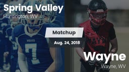 Matchup: Spring Valley vs. Wayne  2018