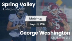 Matchup: Spring Valley vs. George Washington  2018