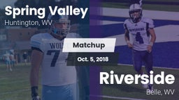 Matchup: Spring Valley vs. Riverside  2018