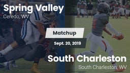 Matchup: Spring Valley vs. South Charleston  2019