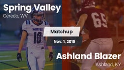 Matchup: Spring Valley vs. Ashland Blazer  2019