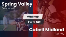 Matchup: Spring Valley vs. Cabell Midland  2020