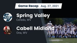 Recap: Spring Valley  vs. Cabell Midland  2021