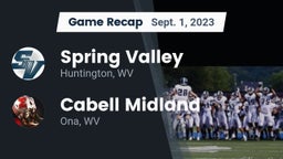 Recap: Spring Valley  vs. Cabell Midland  2023