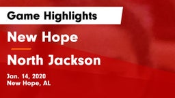 New Hope  vs North Jackson Game Highlights - Jan. 14, 2020