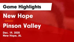 New Hope  vs Pinson Valley  Game Highlights - Dec. 19, 2020