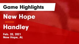 New Hope  vs Handley  Game Highlights - Feb. 20, 2021