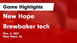 New Hope  vs Brewbaker tech Game Highlights - Nov. 6, 2021