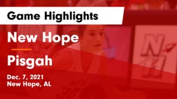 New Hope  vs Pisgah Game Highlights - Dec. 7, 2021