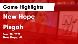 New Hope  vs Pisgah Game Highlights - Jan. 28, 2022