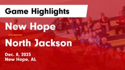 New Hope  vs North Jackson  Game Highlights - Dec. 8, 2023