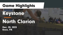 Keystone  vs North Clarion Game Highlights - Dec. 20, 2023