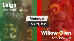 Matchup: Leigh vs. Willow Glen  2016