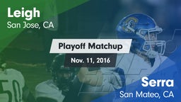 Matchup: Leigh vs. Serra  2016