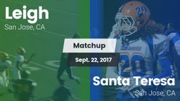 Matchup: Leigh vs. Santa Teresa  2017