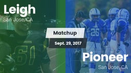 Matchup: Leigh vs. Pioneer  2017