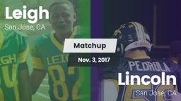 Matchup: Leigh vs. Lincoln  2017
